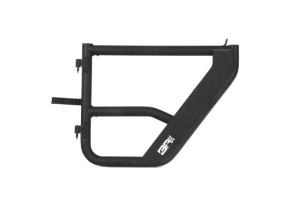 Jeep Wrangler Tube Doors - Rear - Body Armor 4x4 - Two-Stage Powder Coat Heavy Texture Finish - Black - `18-`21